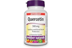 Webber Naturals Quercetin 500 mg, 60 Capsules, Antioxidant Support, Vegan