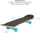 Xootz Kids Skateboard 31 inch Double Kick Maple Deck 9 Ply Trucks 5c view 7