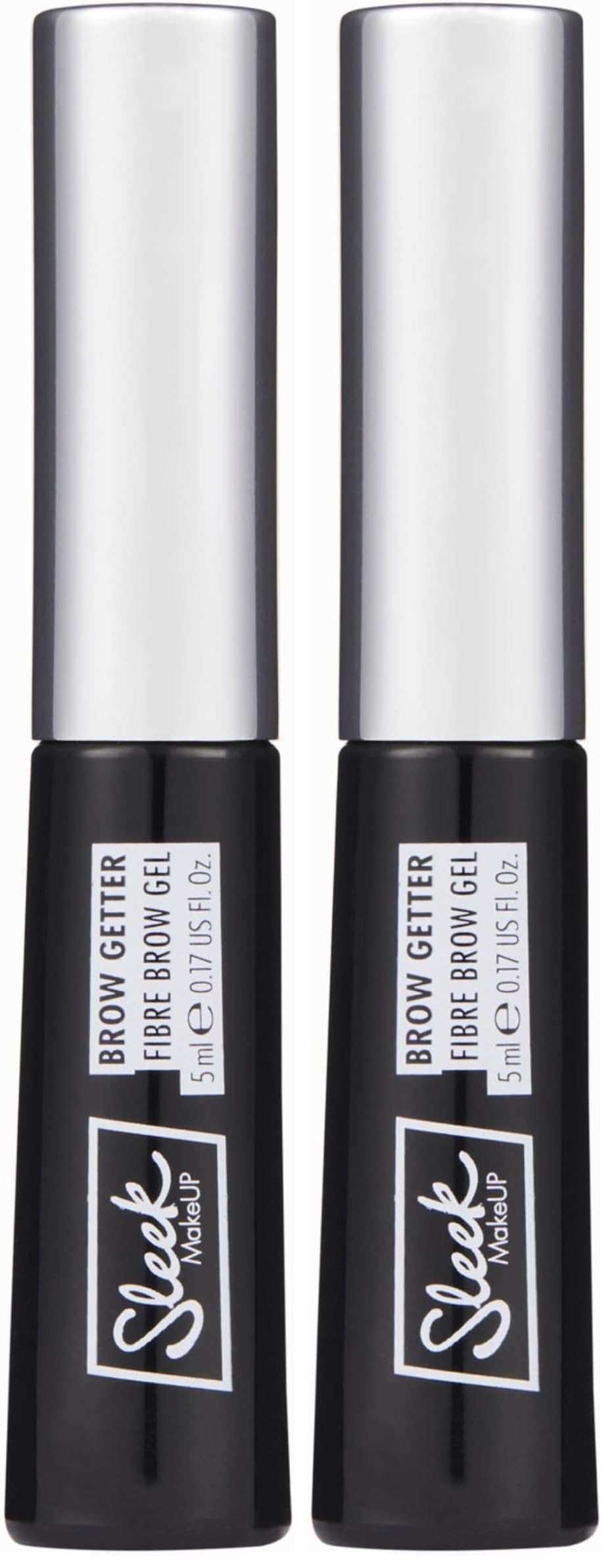 Sleek SL5245 Brow Getter Fibre Gel Medium Brown (Double Facing) - Sleek for Adults, Built for Daily Beauty and Care, Brown
