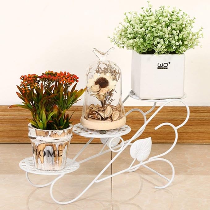 GONGFF Soporte de Flores y Plantas de Interior/Exterior de 3 ...