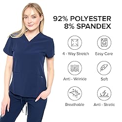 Dagacci Medical Uniform Women and Men Unisex 4-Way