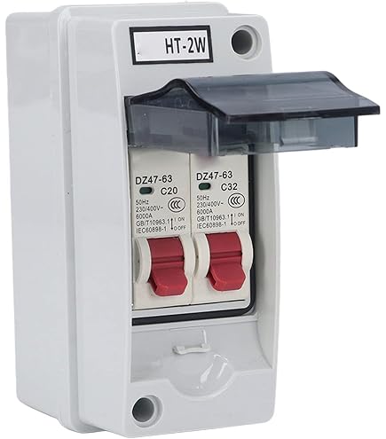 Circuit Breaker Box, MCB C Type 2 Way AC 230V 400V SG Outdoor
