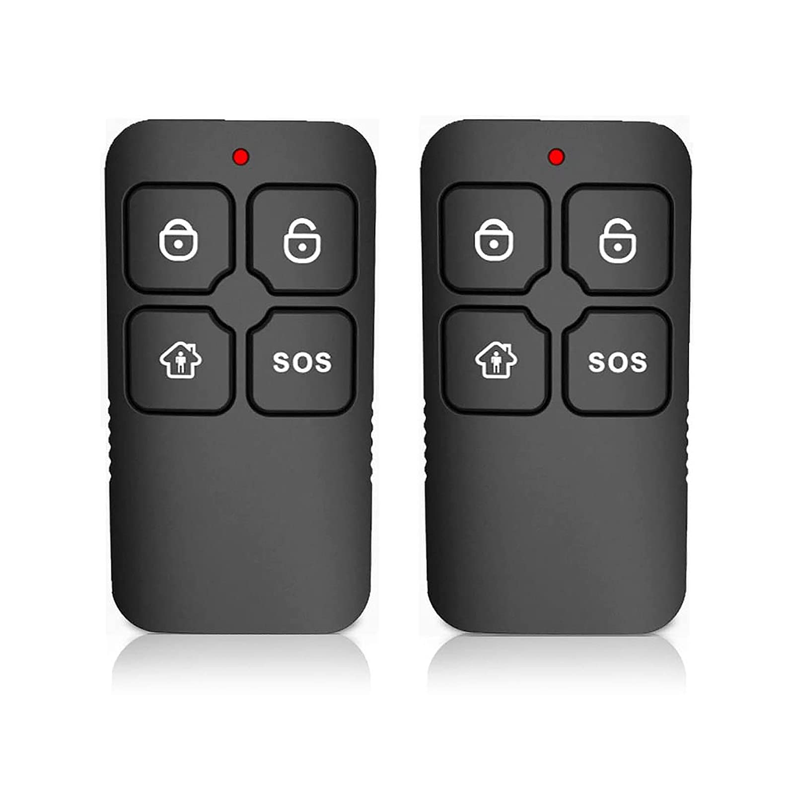 Wolf-Guard Alarm Accessory - Remote Key Fob(Black,Pack of 2)