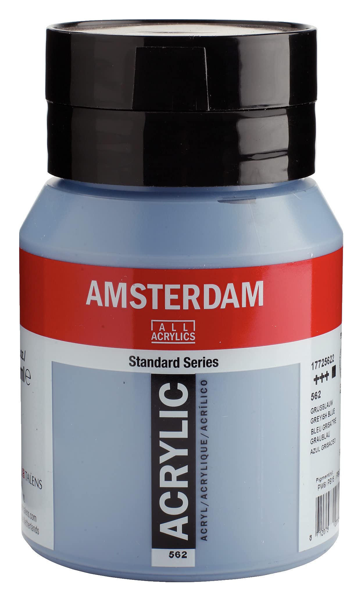 Amsterdam Standard Series Acrylic Jar 500 ml Greyish Blue 562 (17725622)