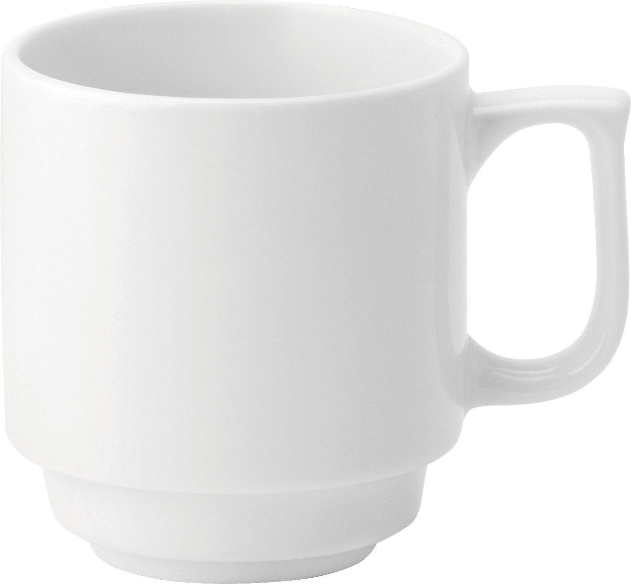 Utopia Pure White, E90028-000000-B06036, Stacking Mug 10oz (28cl) (Box of 36)