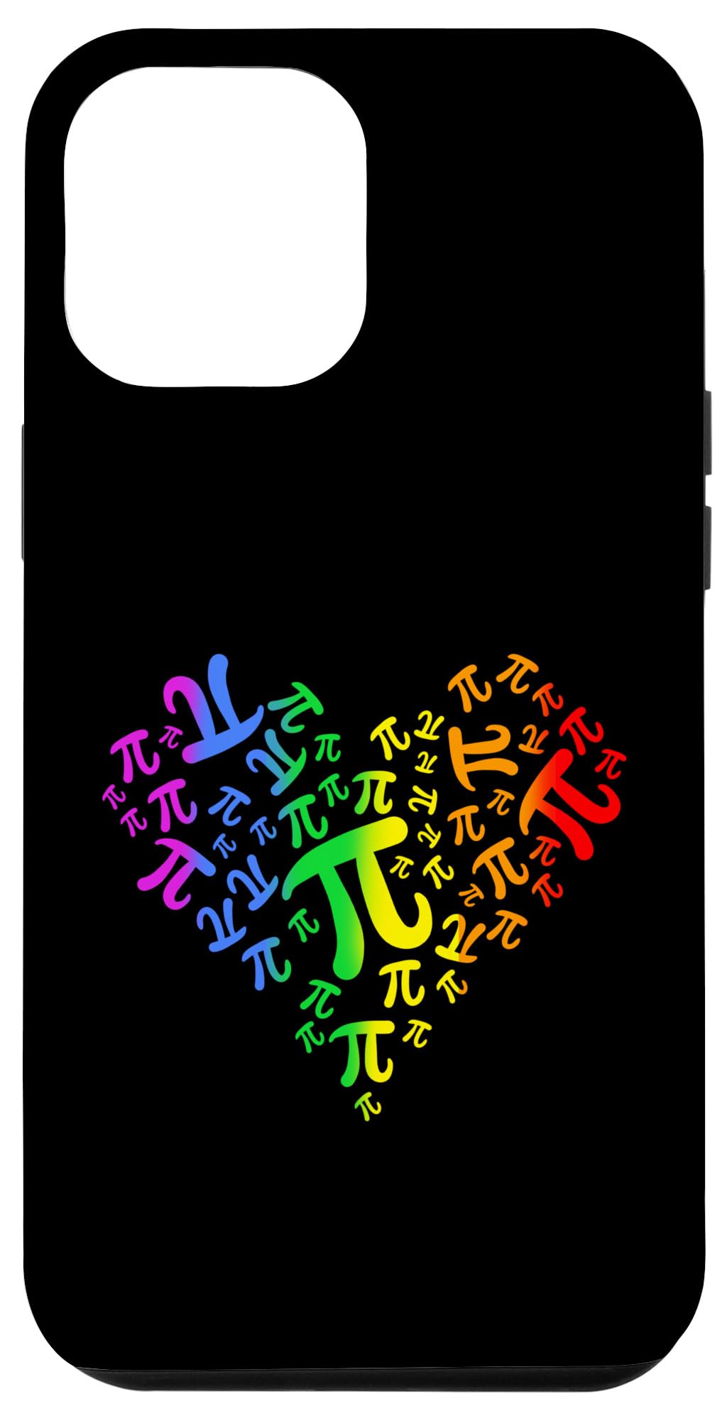 iPhone 14 Plus Pi Day Rainbow Heart Math Lovers LGBTQ Pride Gay Bi Lesbian Case