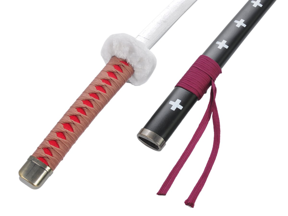 Coolchange One Piece Grosses Cosplay Schwert Von Trafalgar Law Aus Holz Mit Schwertscheide Schwerter Waffen Livemillennium Com