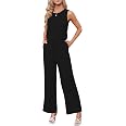 PRETTYGARDEN Sleeveless Tank Wide Leg One Piece Jumpsuits 2025 Spring