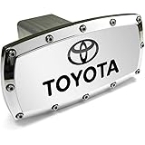Amazon.com: Toyota 3D Logo Black Infill Chrome Tow Hitch Cover, Official Licensed: Automotive