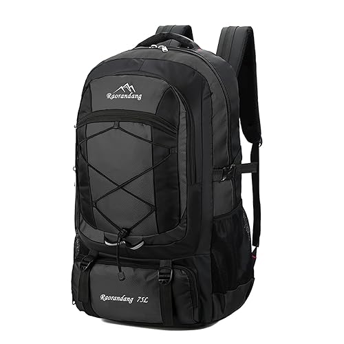 RaoRanDang Hiking Backpack Waterproof Lightweight Durable 75L Large  Capacity Travel Backpack Great for hiking, camping, trips in Kuwait Whizz  Hiking
