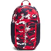 Under Armour Unisex Hustle Sport 6.0 Backpack, (600) Red/Midnight Navy/Metallic Silver, One Size Fits Most