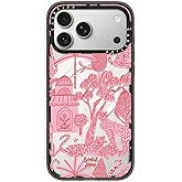 CASETiFY Impact iPhone 17 Pro Max Case [Slim/Compatible with Magsafe / 8.2 ft. 4X Military Grade Drop Protection] - Cheetah Paradise Pink - Clear Black