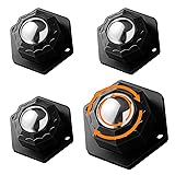 MARRTEUM 4Pcs Ball Bearing Rollers, 360º Rotation