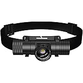 Headlamp Rechargeable, Super Bright Zoomable Headlamps, IPX6 Waterproof, 6 Modes Head lamp LED Rechargeable, Long Running Time Headlight, Hiking, Camping, Outdoors, Work, Family Safety (T11B)
