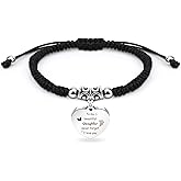 EGHTvmok Mothers Day Gifts for Daughter Gifts Best Daughter Ever 18th 21st Birthday for Adult Daughters from Mother Mom Dad College Graduation Gift Mother's Day Valentines Christmas Braided Bracelet