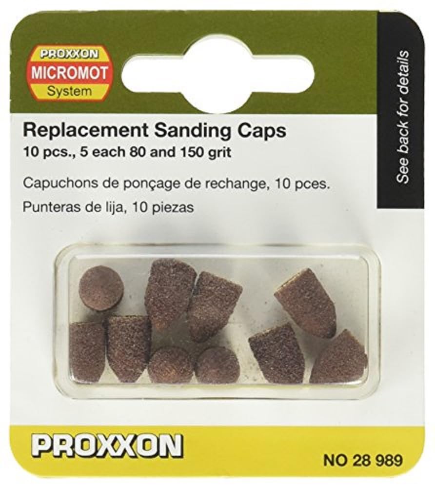 Best Price Square SANDING CAP, 8MM, 10PC 28989 By PROXXON