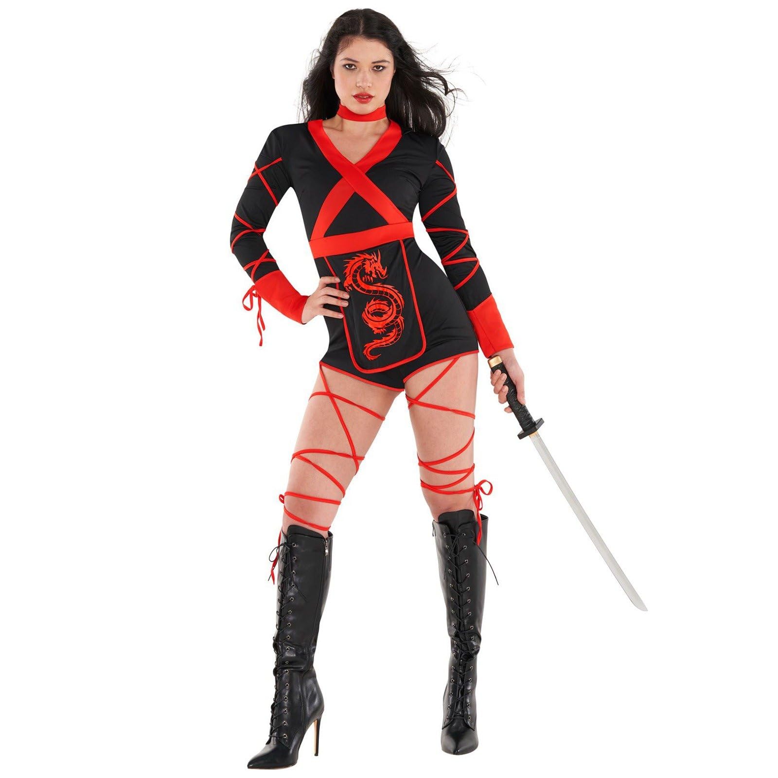 Morph Womens Ninja Costume, Ninja Halloween Costume Womens, Halloween Costumes Adult Women, Fancy Dress For Adults, Small