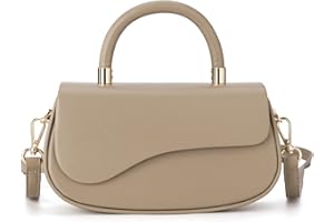 Milan Chiva Small Elegant Top Handle Purses for Women Mini Flap Cute Crossbody Purse