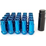SOROPARTS Lug Nuts M12x1.25 Open End Wheel Nuts,Taper Acorn Seat, Forged Locknut Racing Nut 20 Set 2 Pieces Total 22 Pieces a