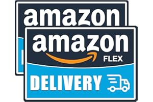Lusinus flex delivery driver car sign - 2-pack reflective car magnet, weather-resistant delivery driver accessories, 12x8 inch