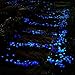 KLEMOO Glow in the Dark Pebbles 200 PCS, Artificial Decorative Stones Rocks for Walkways and Aquarium in Blue, Create Glowing “Starry Night” Garden