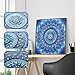 4 packs set Diamond Painting DIY 5D Special Shape Rhinestones, ABEUTY Mandala Flowers, Partial Drill Crystal Diamond Art Kits