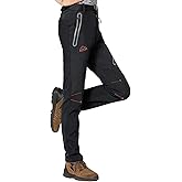 Rdruko Women's Snow Pants Waterproof Insulated Fleece Thermal Ski Hiking Snowboard Pants