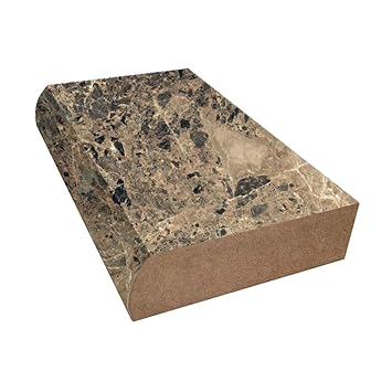 Bullnose Edge Laminate Countertop Trim Breccia Paradiso