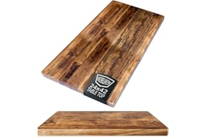 HEIRLOUM Reclaimed Wood Table Top - Rustic Recycled Wooden Piece Perfect for Kitchens, Dining and Coffee Table Tops (Reclaimed Wood Table Top - Economy, 24" x 42")