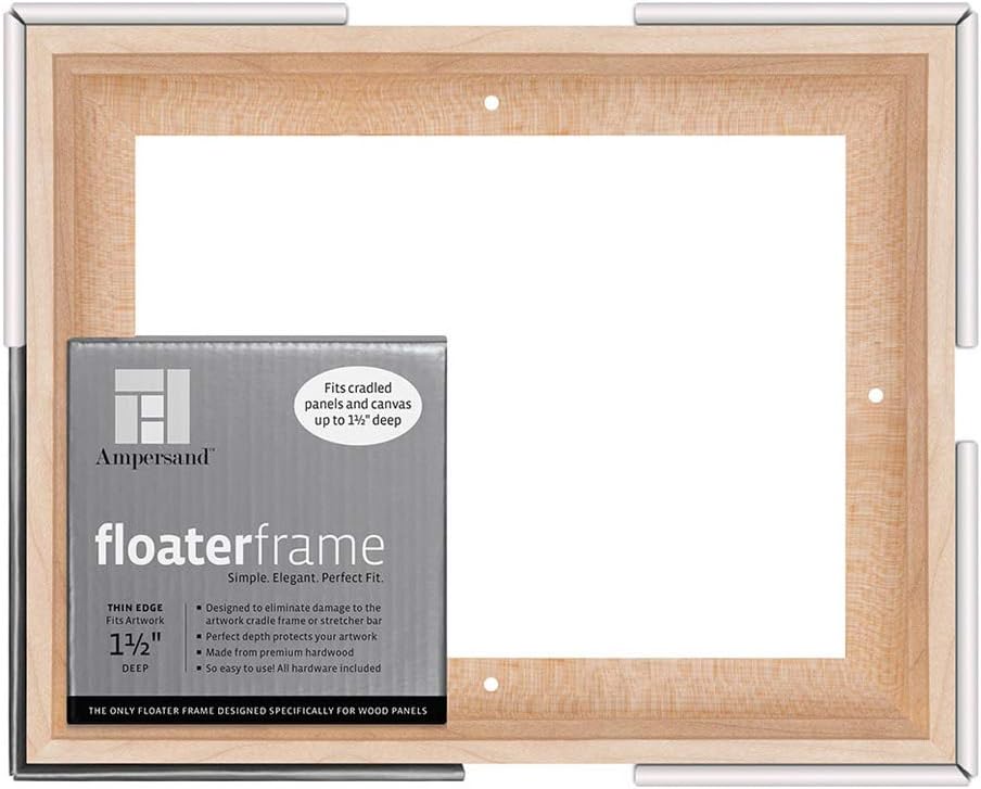 Ampersand Float Frame 1.5In Thin 8X10 Maple