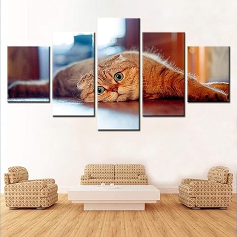 MGHTZ 5 Stück Leinwand Wandmalerei Kunst Bilder Malen Schlafzimmer