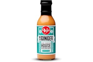 Gojo Hibachi Miso Ginger Dressing & Sauce – Japanese Steakhouse Salad Dressing, Perfect for Salads, Veggie Dips & Marinades, 12oz