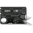 Victorinox Swiss Pocket Knife, Swiss Card Lite, 13 Functions, Multi Tool with Blade, Screwdriver 5 mm, Scissors, Black