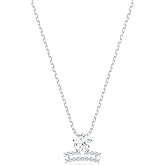Swarovski All Zodiac Symbols Pendant Necklace Jewelry Collection, Clear Crystals