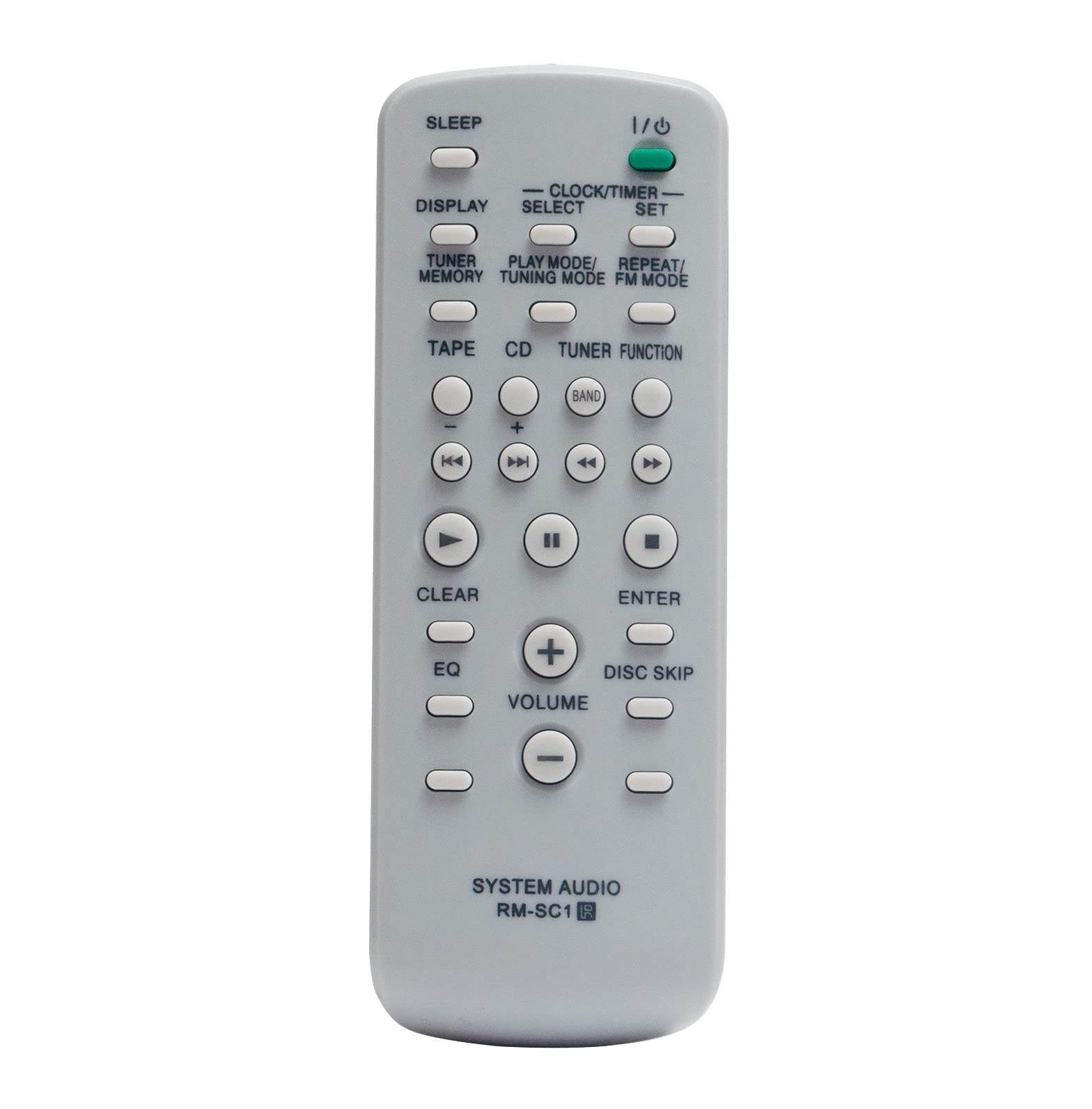 AULCMEET RM-SC1 RMSC1 Replaced Remote Control Compatible with Sony Mini Audio System CMT-GPX5 MHC-RG100 MHC-GX450 MHC-GX250 MHC-RG121 RMSC1 CMT-NE3