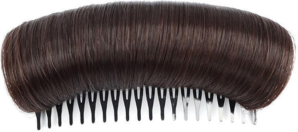 JinliangGuo Bump Clip Volume Hair Base Natural Dark Brown Women Girls Beehive