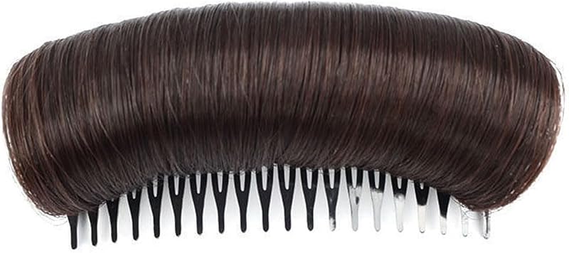 JinliangGuo Bump Clip Volume Hair Base Natural Dark Brown Women Girls Beehive