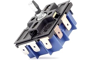 Mhrxusd W10434452 Dual Infinite Stove Control Switch Compatible with Whirlpool and its Affiliated Brands Electric Ranges Part Number 2118918 PS11754687 AH3503258 EA3503258 AP6021365 WFE515S0EW0