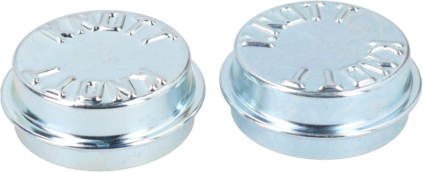 AB Tools 2 PACK 52mm Knott Dust Cap Wheel Hub Trailer Caravan Bearing