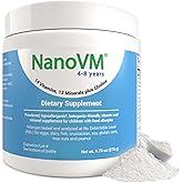 NanoVM 4-8 Years, Allergen-Free Kids Multivitamin, Unflavored Powdered Vitamins, Multivitamin Powder with 14 Vitamins & 13 Minerals, Low-Carbohydrate Vitamin Supplements, 275g - Solace Nutrition