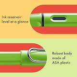 LAMY safari green Fountain Pen F nib Ergonomic Grip Blue Cartridge Included view 4