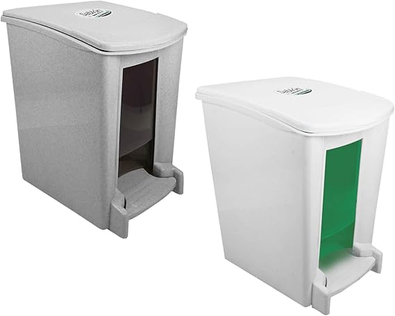Paquete 2 Botes de basura con pedal ideal para cocina sala baño 8