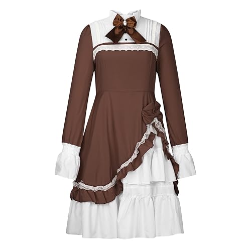 brown maid dress FRNCH Beige Rooibos Knit Turtle Neck Maxi Dress main image 1