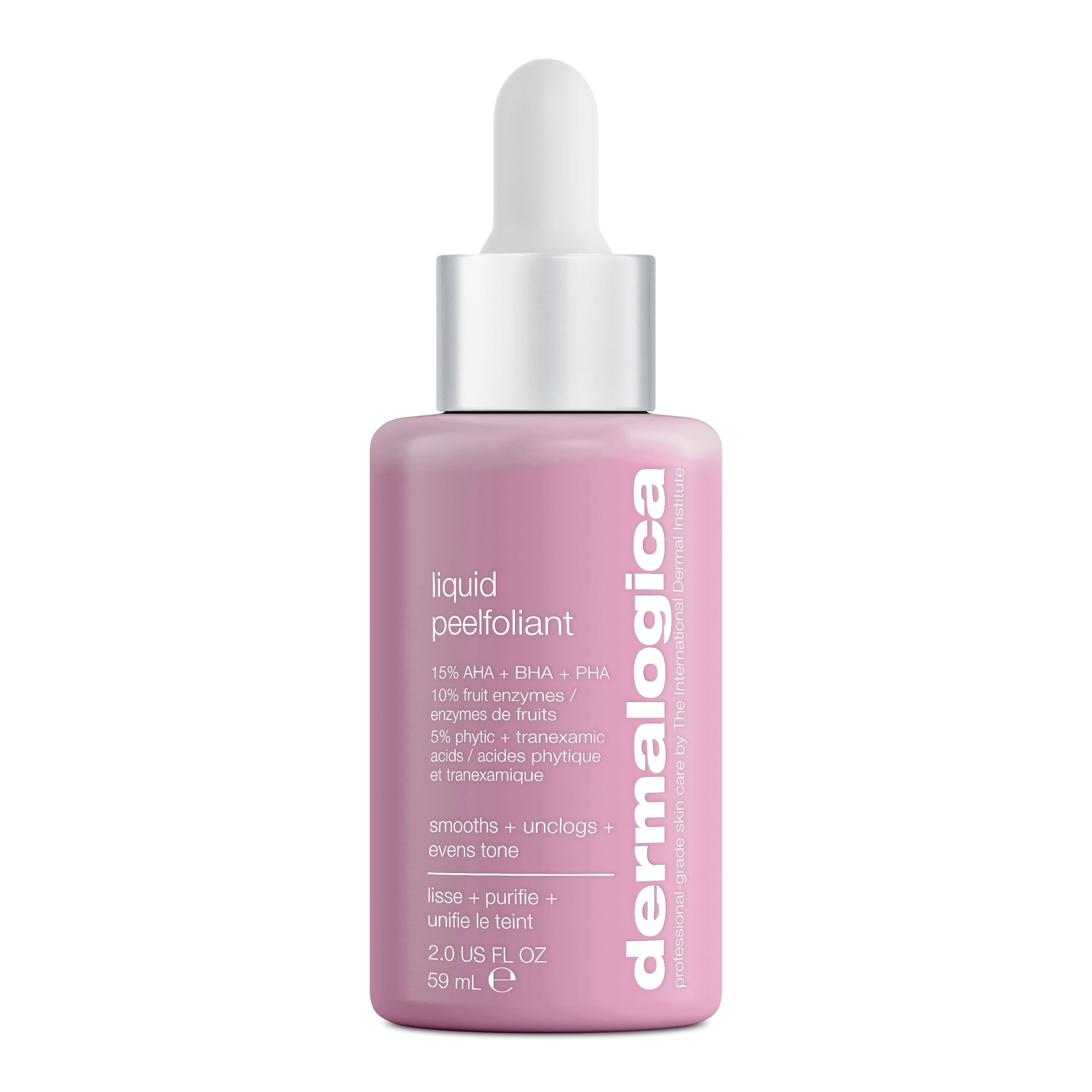 Dermalogica Liquid Peelfoliant - Smooths, Unclogs & Evens Tone, Skin exfoliation & Daily peel, Skincare routine, Fine lines treatment & Pore minimization, for All Skin Types, 59ml