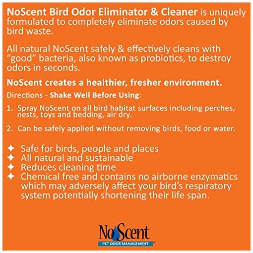 No Scent Bird Professional Pet Poop Cleaner & Odor Eliminator Safe All Natural Probiotic