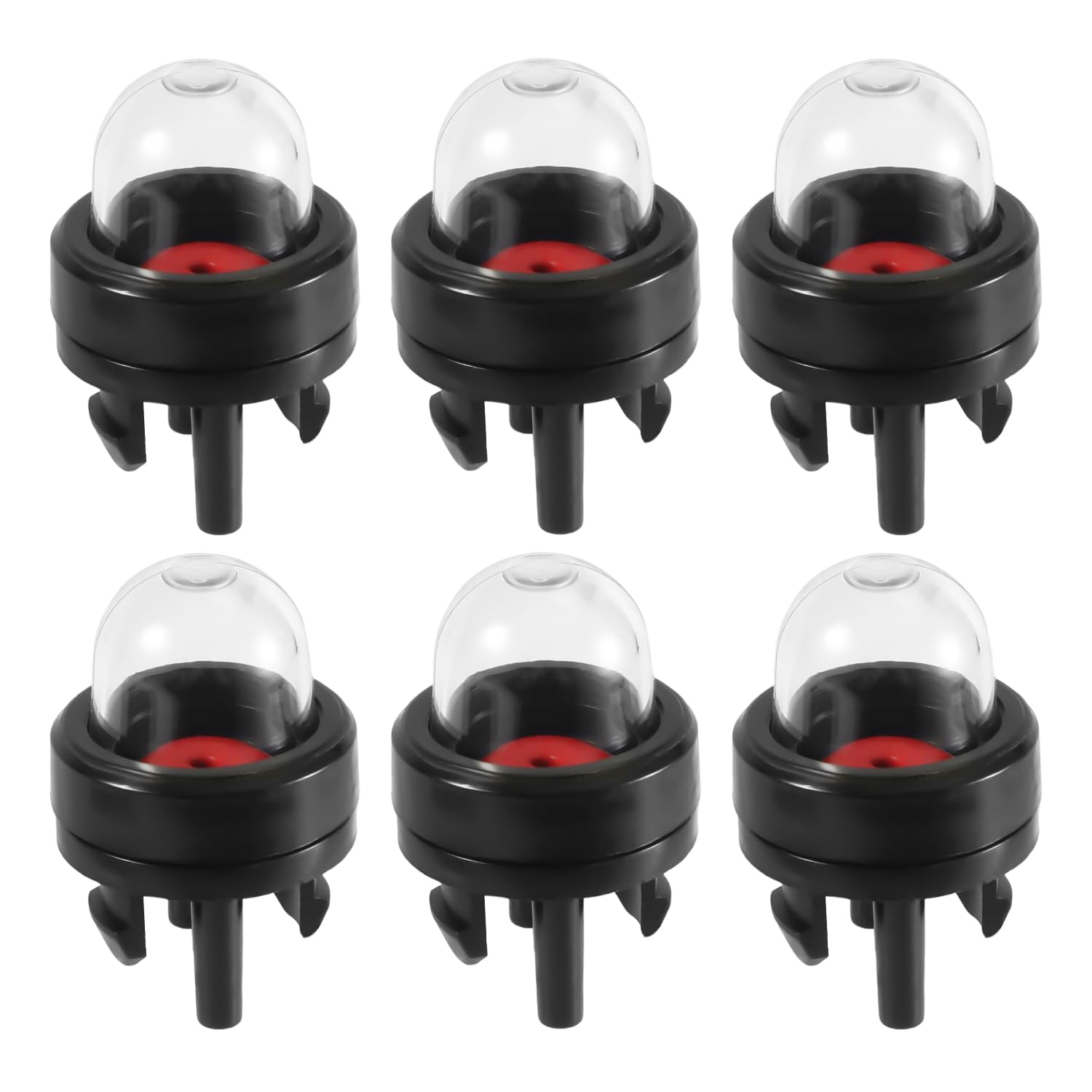 NQEUEPN 6pcs Snap in Primer Bulb Pump, Carburetor Fuel Petrol Strimmer Replacement Compatible with 188-512 WT-23A Poulan Echo Chainsaws Ryobi BP42 Homelite Bolens Trimmer Blower