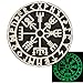 Glow Dark Vegvisir Viking Compass Norse Rune Morale Tactical Sew Iron on Patch