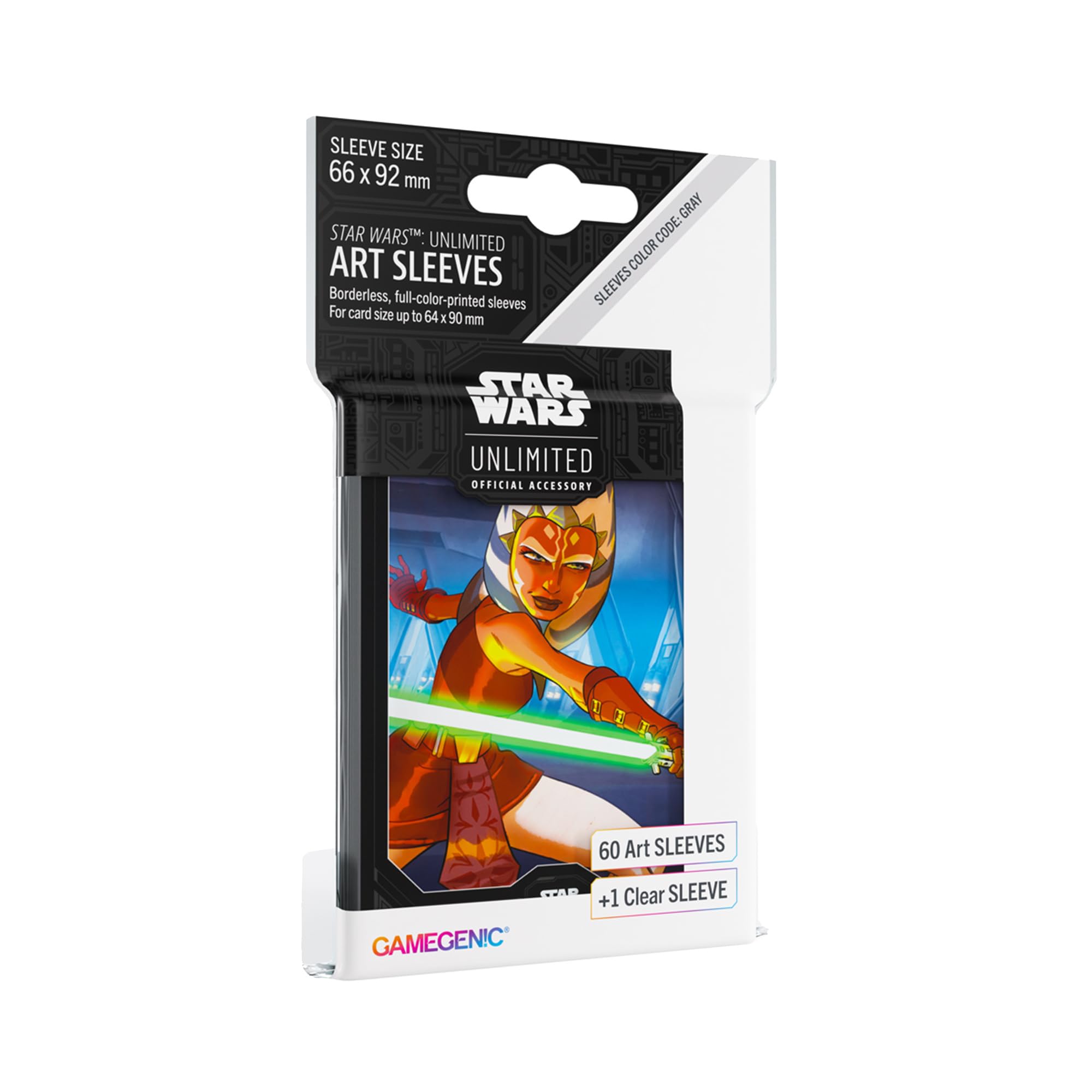 Gamegenic GGS15059ML Star Wars Unlimited Ahsoka Tano Trading Card Game Accessory, Multi-Colour