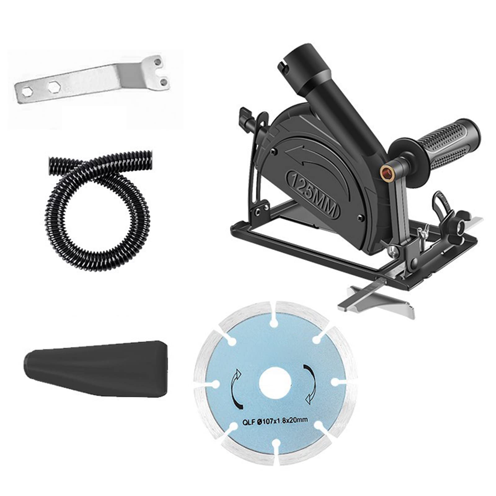 Angle Grinder Stand, 45 Degrees Adjustable Holder for 100-125mm Angle Mill, Machine Base(D)