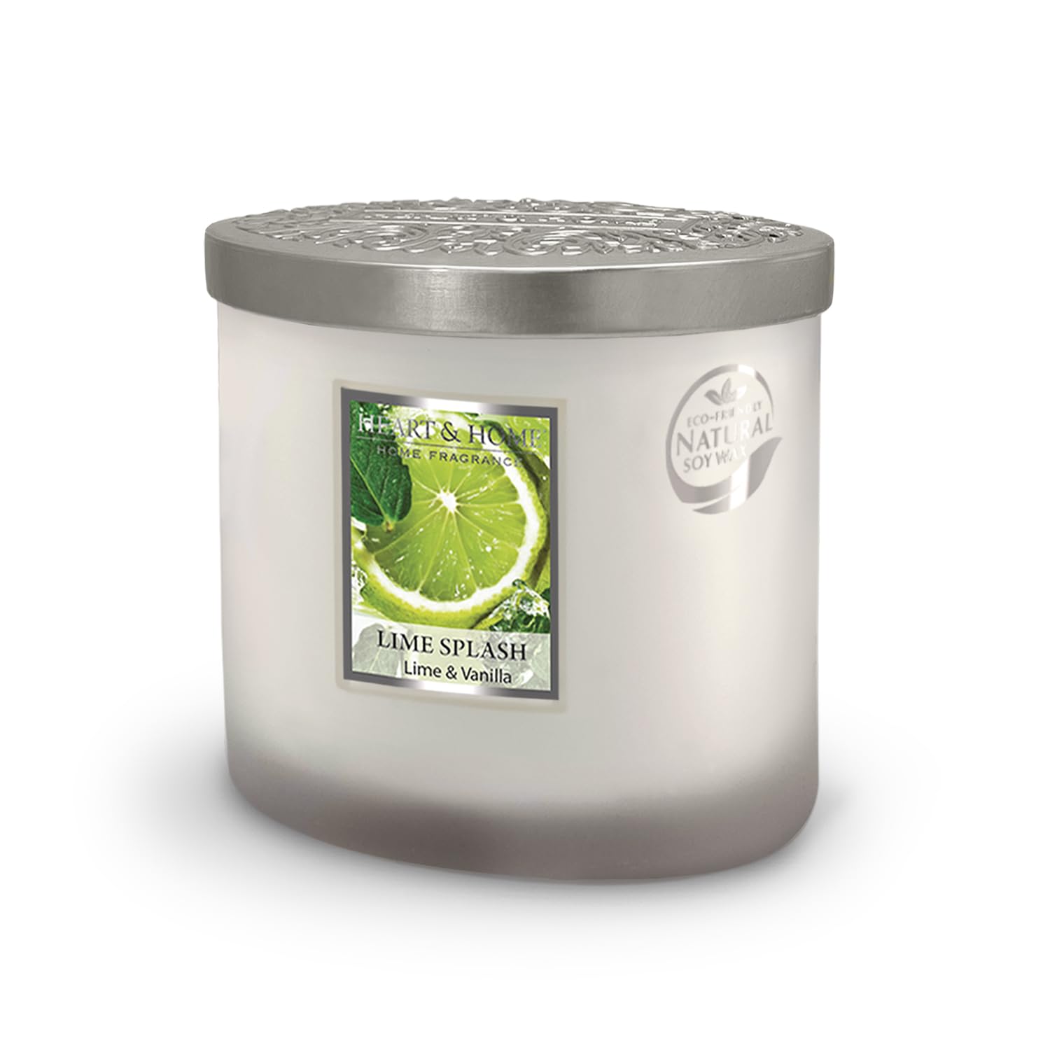 Heart & Home Twin Ellipse Candle - Lime Splash